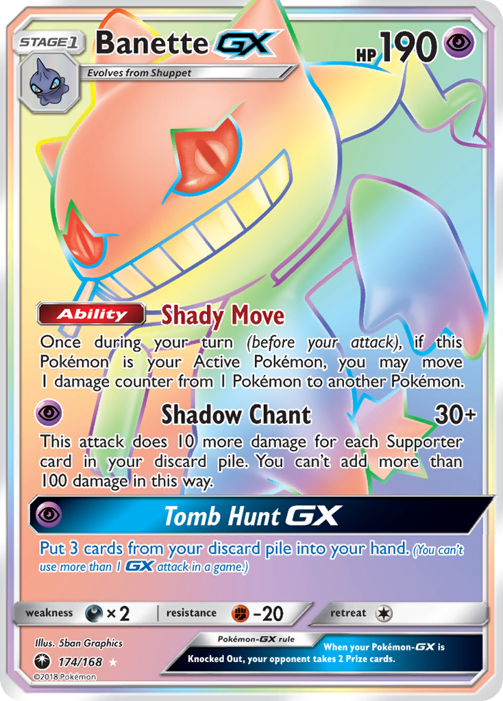 Banette GX (174/168) [Sun & Moon: Celestial Storm] | Jomio and Rueliete's Cards and Comics