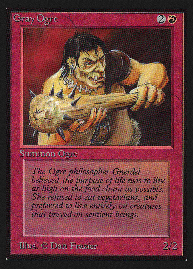 Gray Ogre [International Collectors' Edition] | Jomio and Rueliete's Cards and Comics