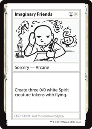 Imaginary Friends (2021 Edition) [Mystery Booster Playtest Cards] | Jomio and Rueliete's Cards and Comics