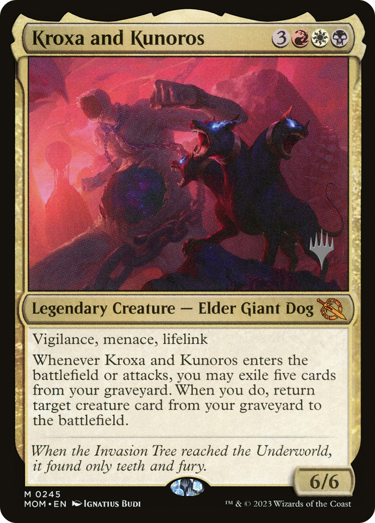 Kroxa and Kunoros (Promo Pack) [March of the Machine Promos] | Jomio and Rueliete's Cards and Comics