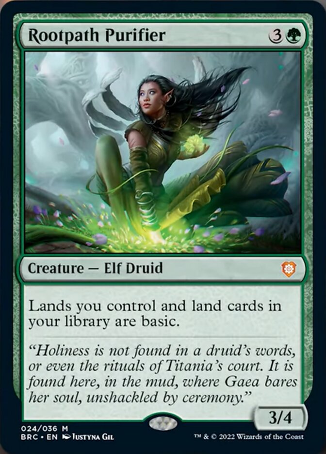 Rootpath Purifier [The Brothers' War Commander] | Jomio and Rueliete's Cards and Comics