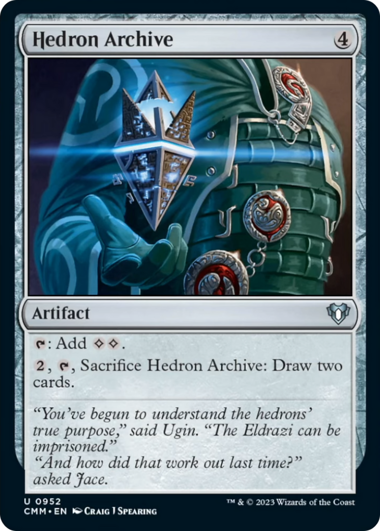Hedron Archive [Commander Masters] | Jomio and Rueliete's Cards and Comics
