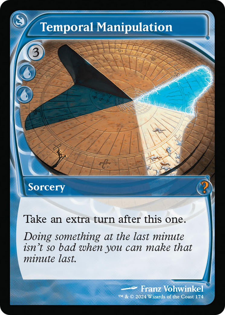 Temporal Manipulation (Future Sight) [Mystery Booster 2] | Jomio and Rueliete's Cards and Comics