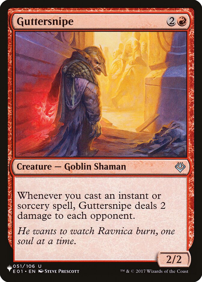 Guttersnipe [The List] | Jomio and Rueliete's Cards and Comics