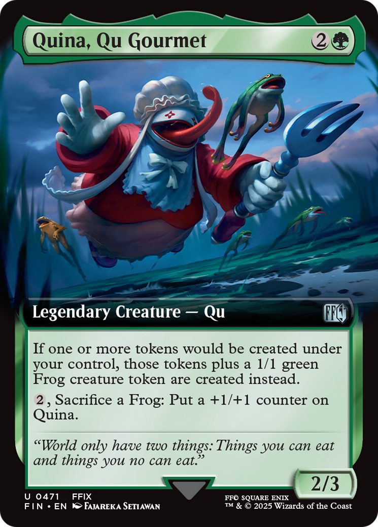 Quina, Qu Gourmet (Extended Art) [FINAL FANTASY] | Jomio and Rueliete's Cards and Comics