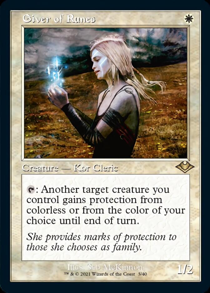 Giver of Runes (Retro) [Modern Horizons] | Jomio and Rueliete's Cards and Comics