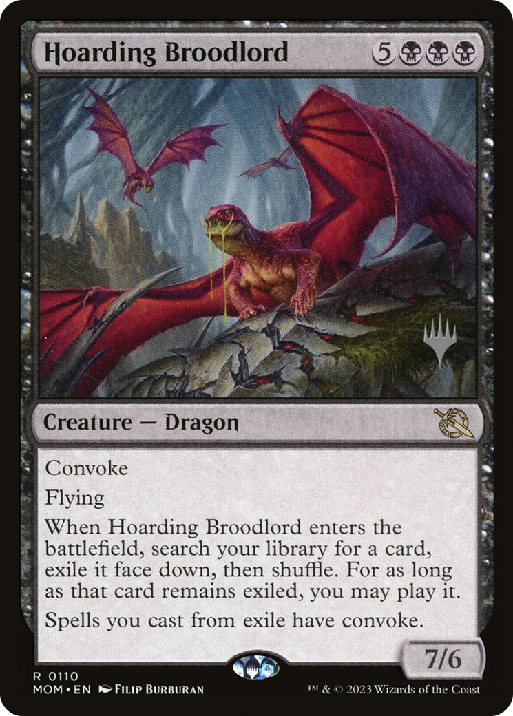 Hoarding Broodlord (Promo Pack) [March of the Machine Promos] | Jomio and Rueliete's Cards and Comics