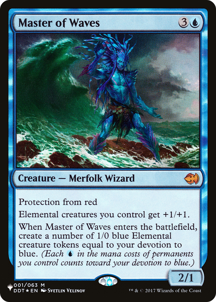 Master of Waves [The List] | Jomio and Rueliete's Cards and Comics