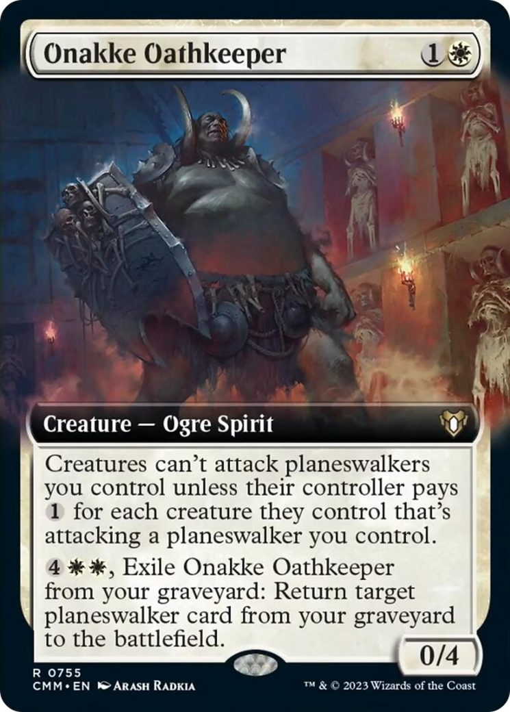 Onakke Oathkeeper (Extended Art) [Commander Masters] | Jomio and Rueliete's Cards and Comics
