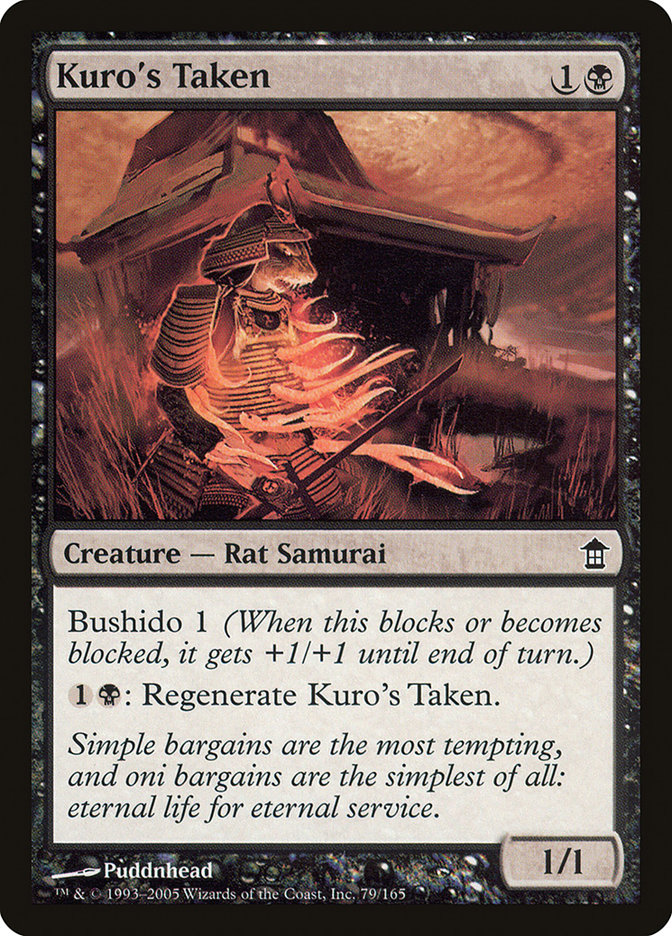Kuro's Taken [Saviors of Kamigawa] | Jomio and Rueliete's Cards and Comics