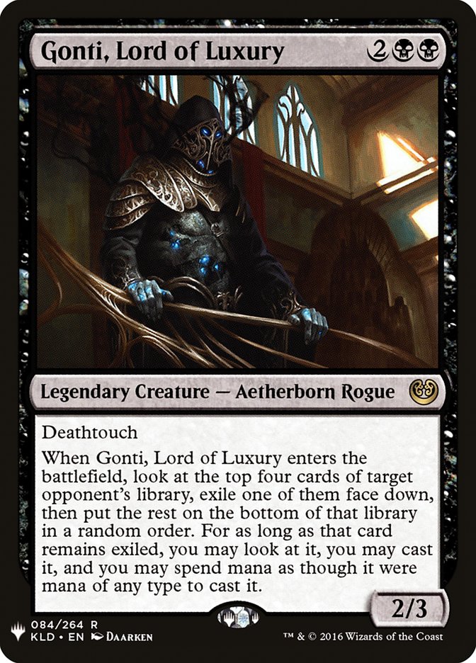 Gonti, Lord of Luxury [Mystery Booster] | Jomio and Rueliete's Cards and Comics