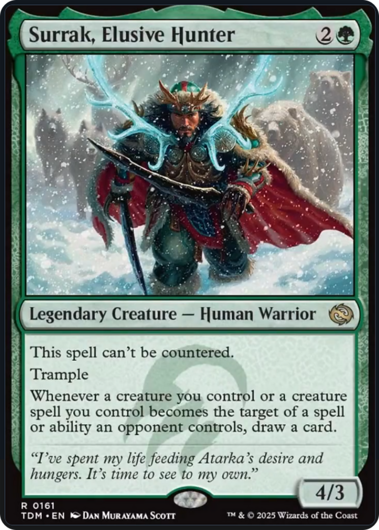 Surrak, Elusive Hunter [Tarkir: Dragonstorm] | Jomio and Rueliete's Cards and Comics