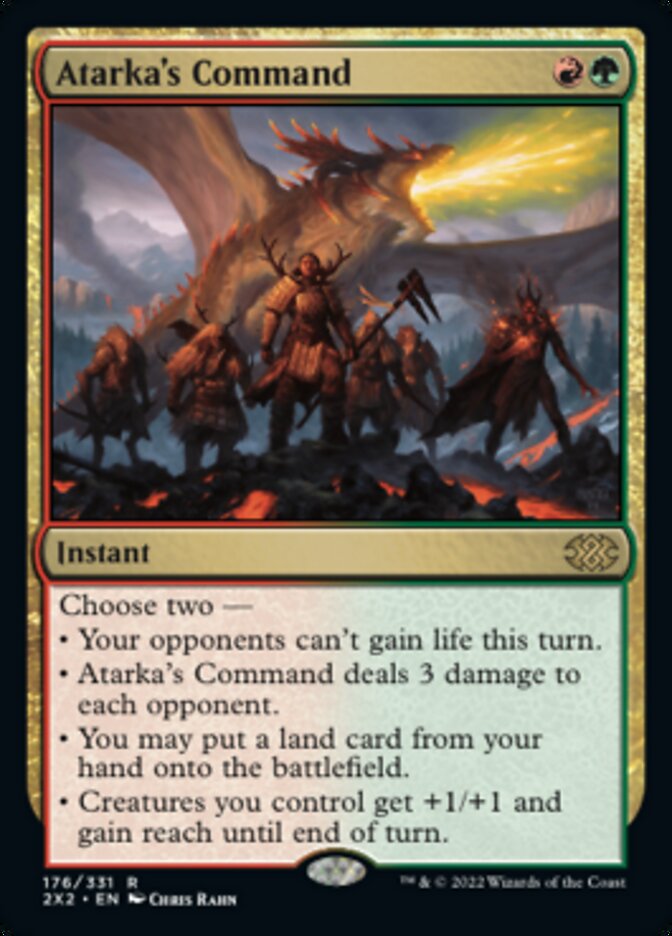 Atarka's Command [Double Masters 2022] | Jomio and Rueliete's Cards and Comics