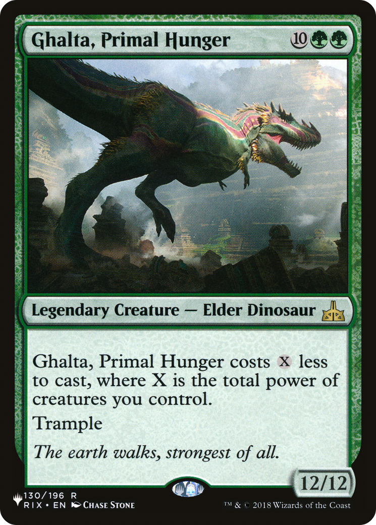 Ghalta, Primal Hunger [The List] | Jomio and Rueliete's Cards and Comics