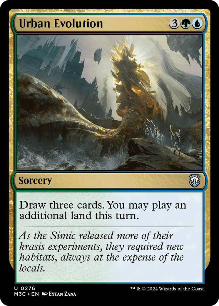 Urban Evolution (Ripple Foil) [Modern Horizons 3 Commander] | Jomio and Rueliete's Cards and Comics