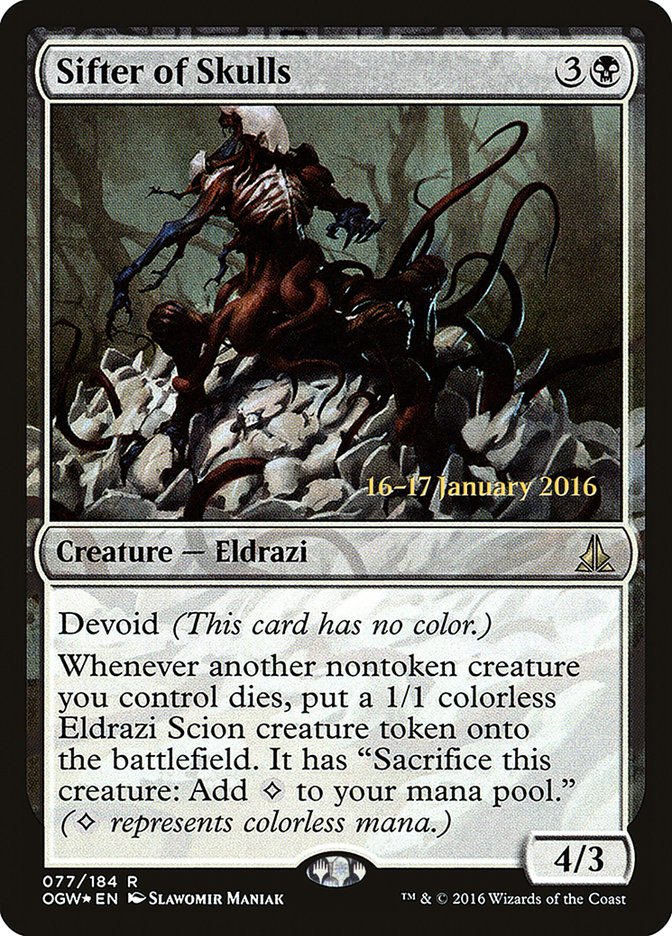 Sifter of Skulls [Oath of the Gatewatch Prerelease Promos] | Jomio and Rueliete's Cards and Comics