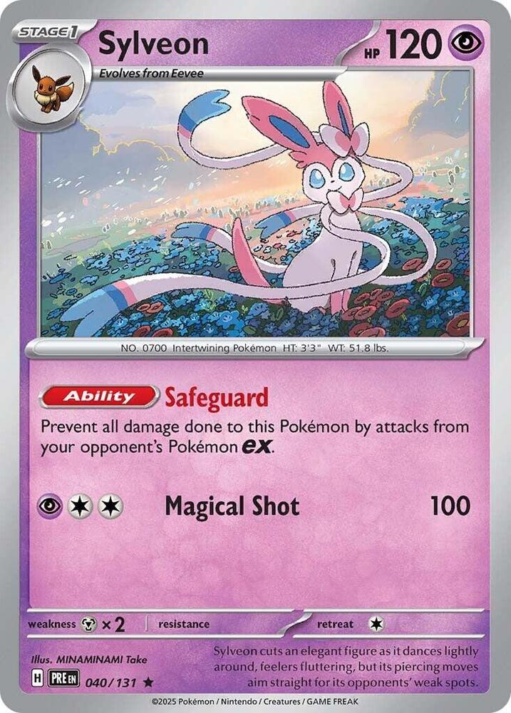 Sylveon (040/131) [Scarlet & Violet: Prismatic Evolutions] | Jomio and Rueliete's Cards and Comics