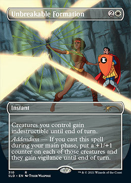 Unbreakable Formation (Borderless) [Secret Lair Drop Series] | Jomio and Rueliete's Cards and Comics