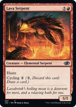 Lava Serpent [Jumpstart 2022] | Jomio and Rueliete's Cards and Comics