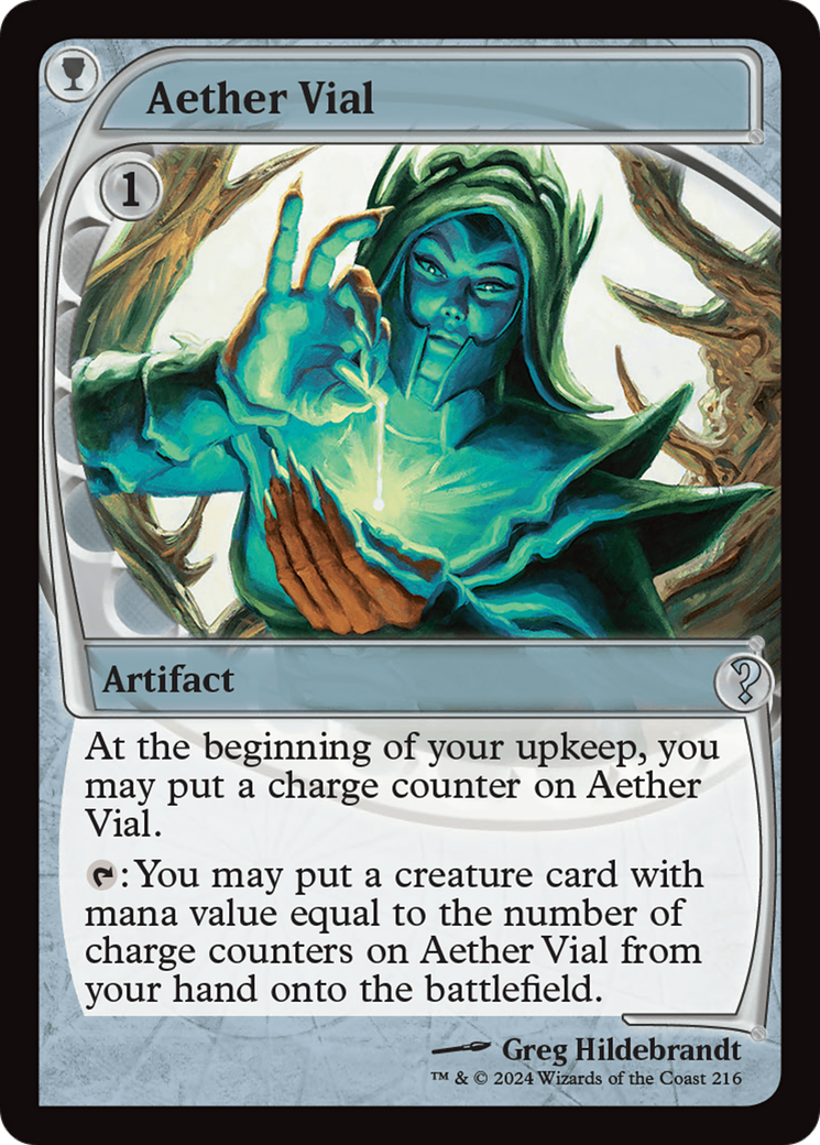 Aether Vial (Future Sight) [Mystery Booster 2] | Jomio and Rueliete's Cards and Comics