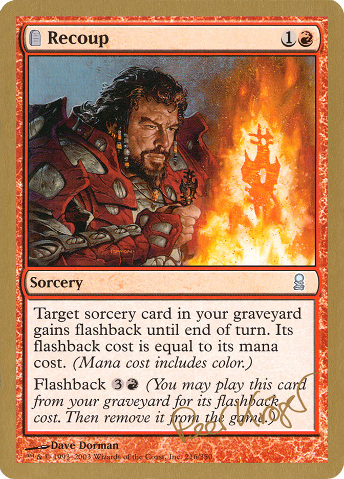 Recoup (Peer Kroger) [World Championship Decks 2003] | Jomio and Rueliete's Cards and Comics