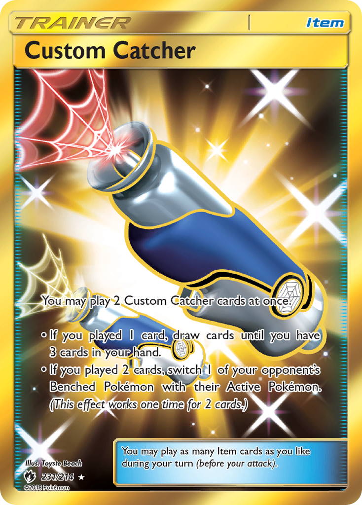 Custom Catcher (231/214) [Sun & Moon: Lost Thunder] | Jomio and Rueliete's Cards and Comics