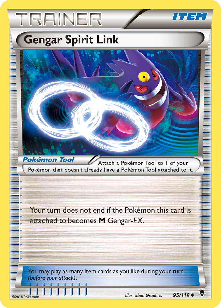 Gengar Spirit Link (95/119) [XY: Phantom Forces] | Jomio and Rueliete's Cards and Comics