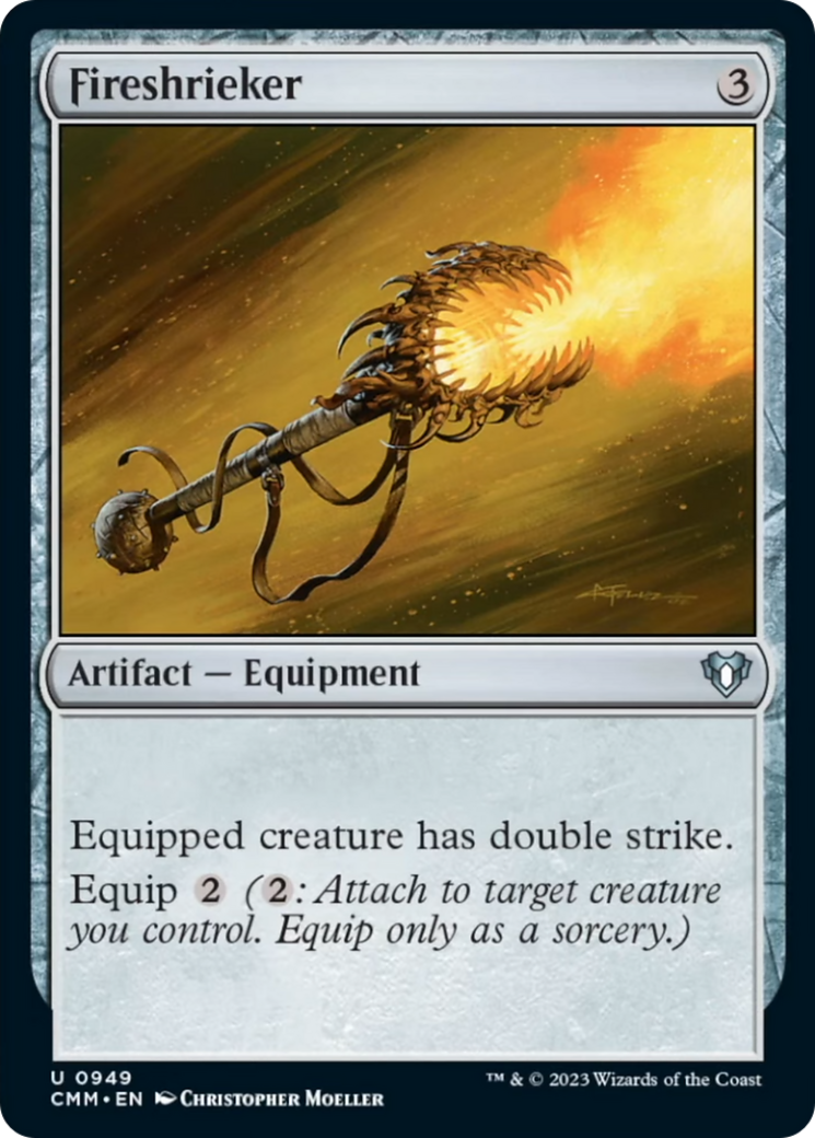 Fireshrieker [Commander Masters] | Jomio and Rueliete's Cards and Comics