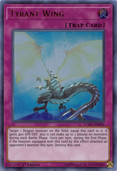 Tyrant Wing [LCKC-EN054] Ultra Rare | Jomio and Rueliete's Cards and Comics