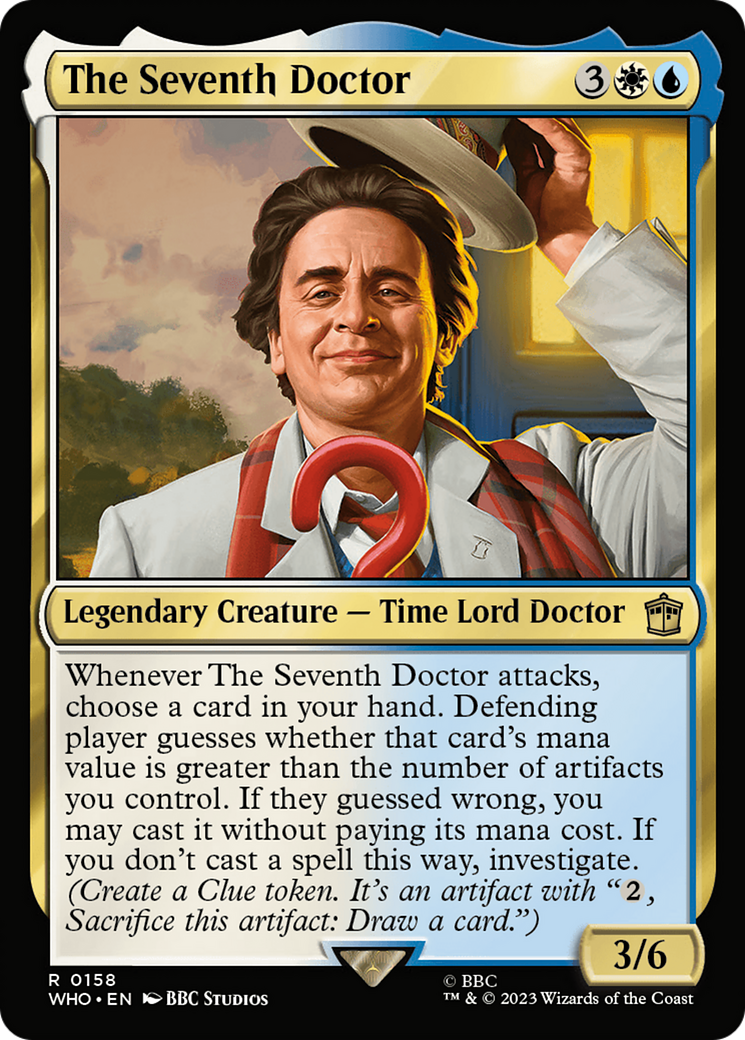 The Seventh Doctor [Doctor Who] | Jomio and Rueliete's Cards and Comics