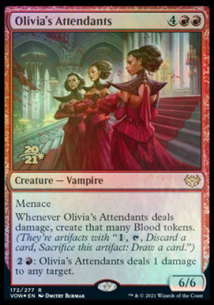 Olivia's Attendants [Innistrad: Crimson Vow Prerelease Promos] | Jomio and Rueliete's Cards and Comics