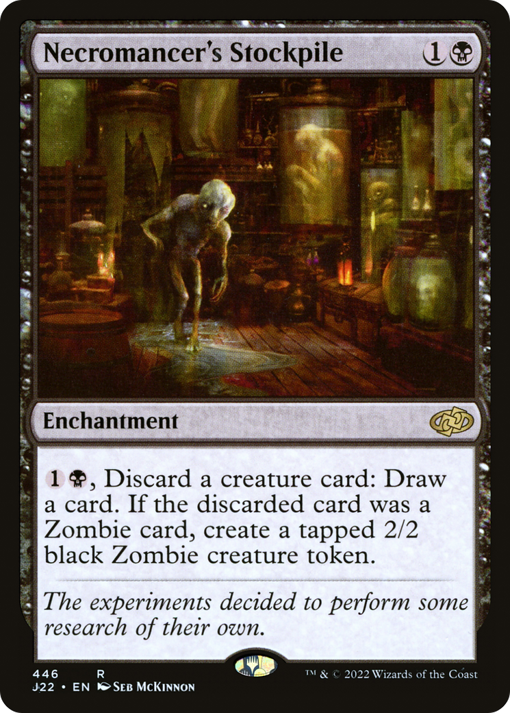Necromancer's Stockpile [Jumpstart 2022] | Jomio and Rueliete's Cards and Comics