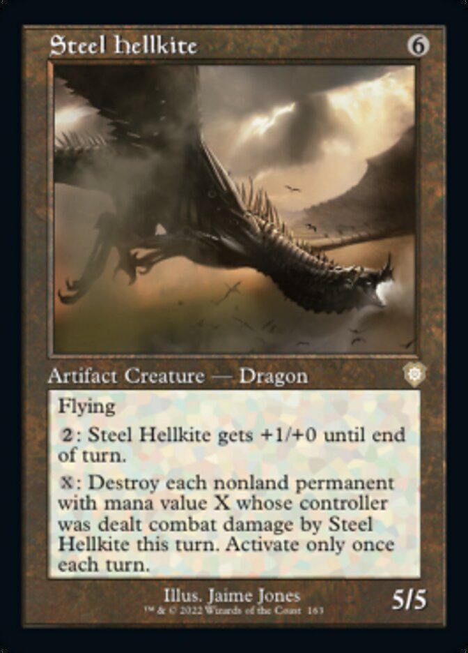 Steel Hellkite (Retro) [The Brothers' War Commander] | Jomio and Rueliete's Cards and Comics