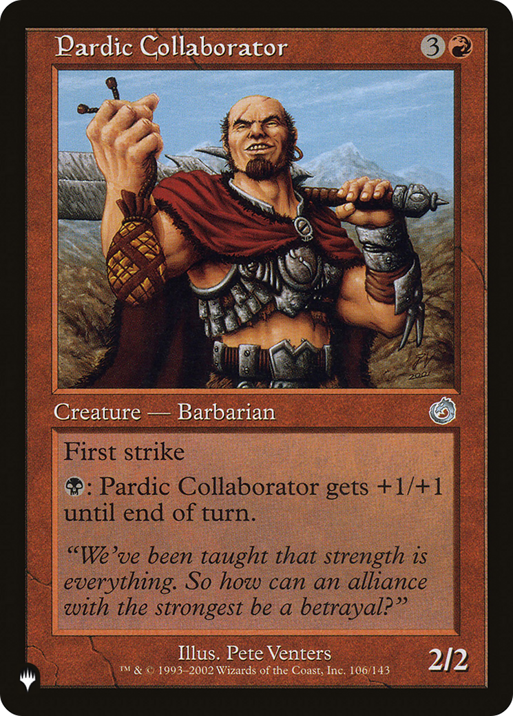 Pardic Collaborator [The List] | Jomio and Rueliete's Cards and Comics