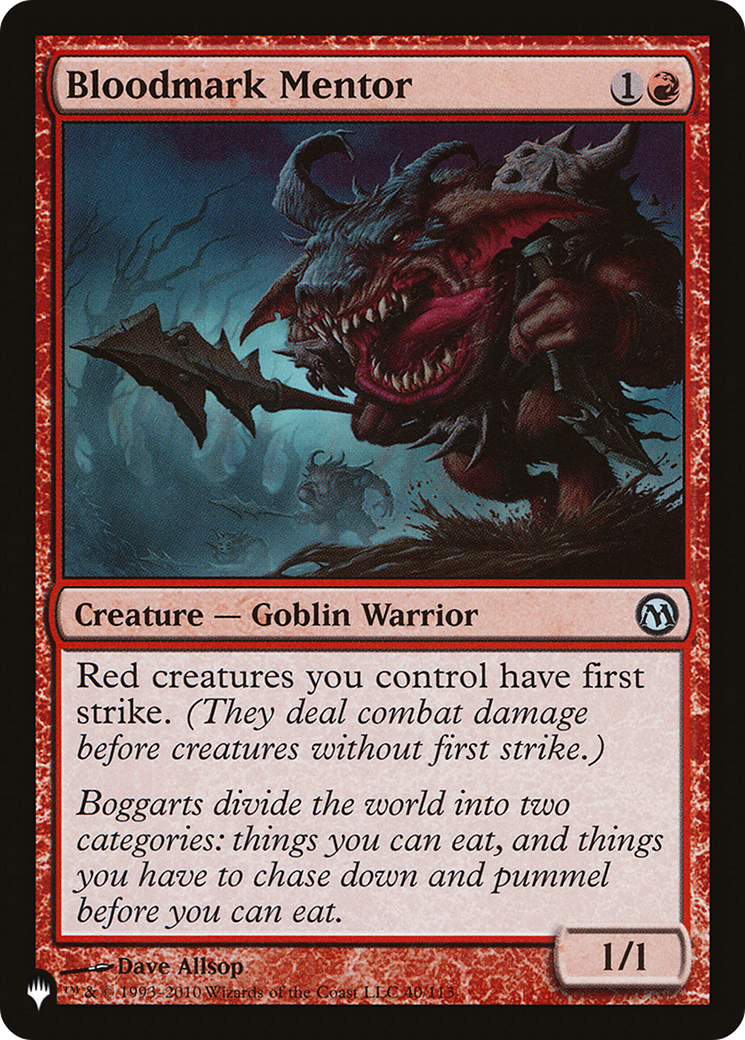 Bloodmark Mentor [The List] | Jomio and Rueliete's Cards and Comics
