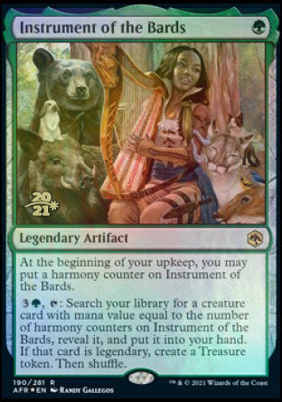 Instrument of the Bards [Dungeons & Dragons: Adventures in the Forgotten Realms Prerelease Promos] | Jomio and Rueliete's Cards and Comics