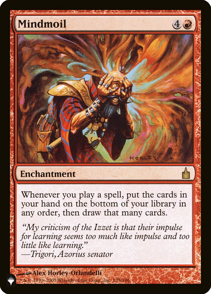 Mindmoil [The List] | Jomio and Rueliete's Cards and Comics
