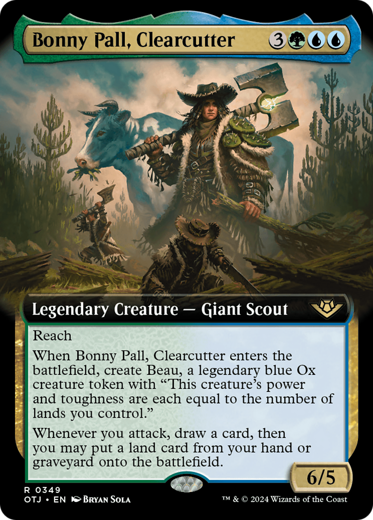 Bonny Pall, Clearcutter (Extended Art) [Outlaws of Thunder Junction] | Jomio and Rueliete's Cards and Comics