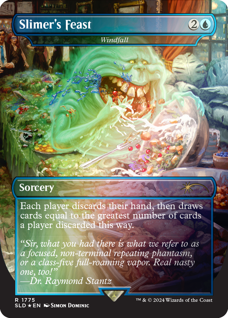 Slimer's Feast - Windfall (Rainbow Foil) [Secret Lair Drop Series] | Jomio and Rueliete's Cards and Comics