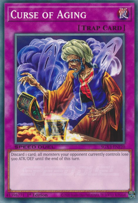 Curse of Aging [SGX3-ENF20] Common | Jomio and Rueliete's Cards and Comics