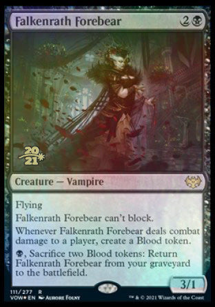 Falkenrath Forebear [Innistrad: Crimson Vow Prerelease Promos] | Jomio and Rueliete's Cards and Comics