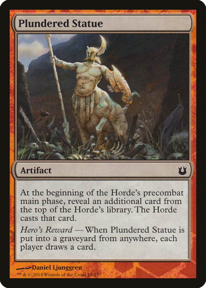Plundered Statue [Born of the Gods Battle the Horde] | Jomio and Rueliete's Cards and Comics