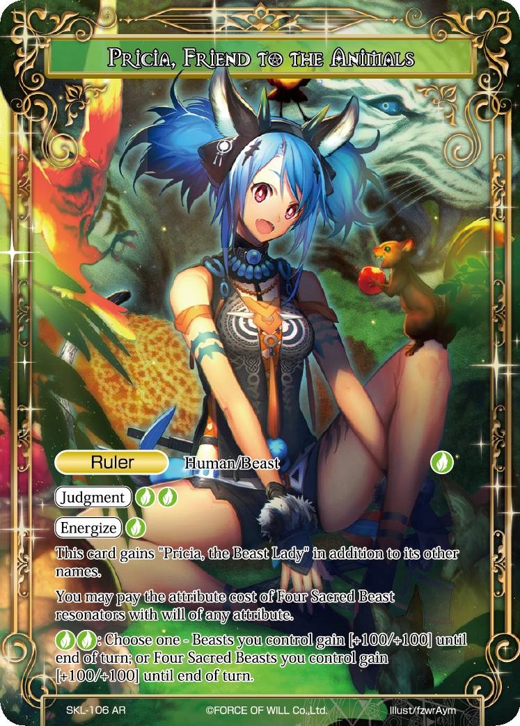 Pricia, Friend to the Animals // Pricia, Champion of Yggdrasil (SKL-106 AR) [Promo Cards] | Jomio and Rueliete's Cards and Comics