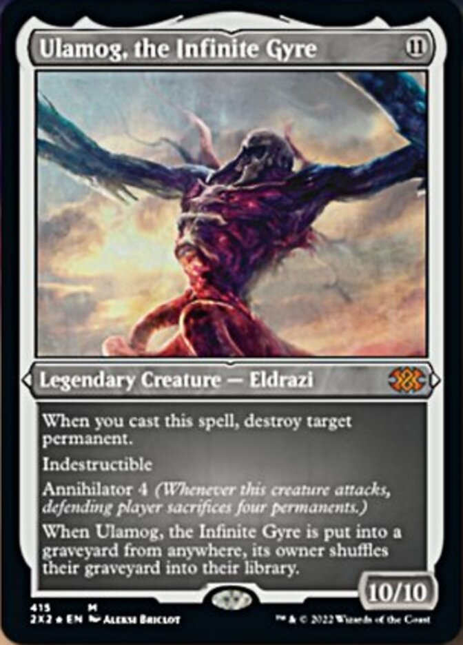 Ulamog, the Infinite Gyre (Foil Etched) [Double Masters 2022] | Jomio and Rueliete's Cards and Comics