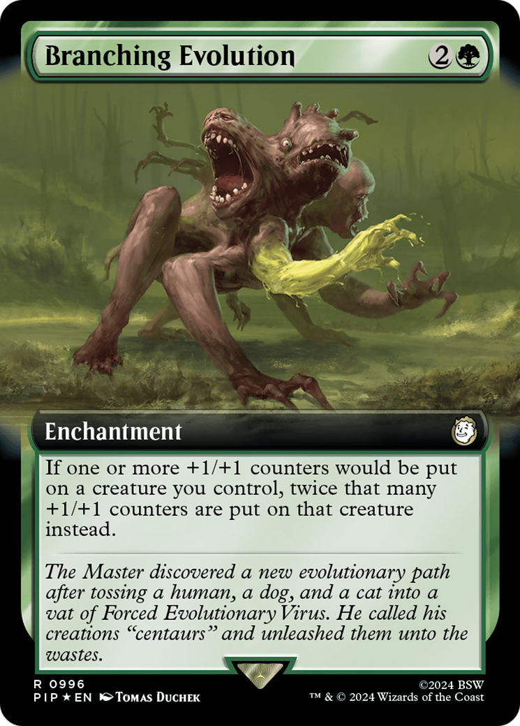 Branching Evolution (Extended Art) (Surge Foil) [Fallout] | Jomio and Rueliete's Cards and Comics