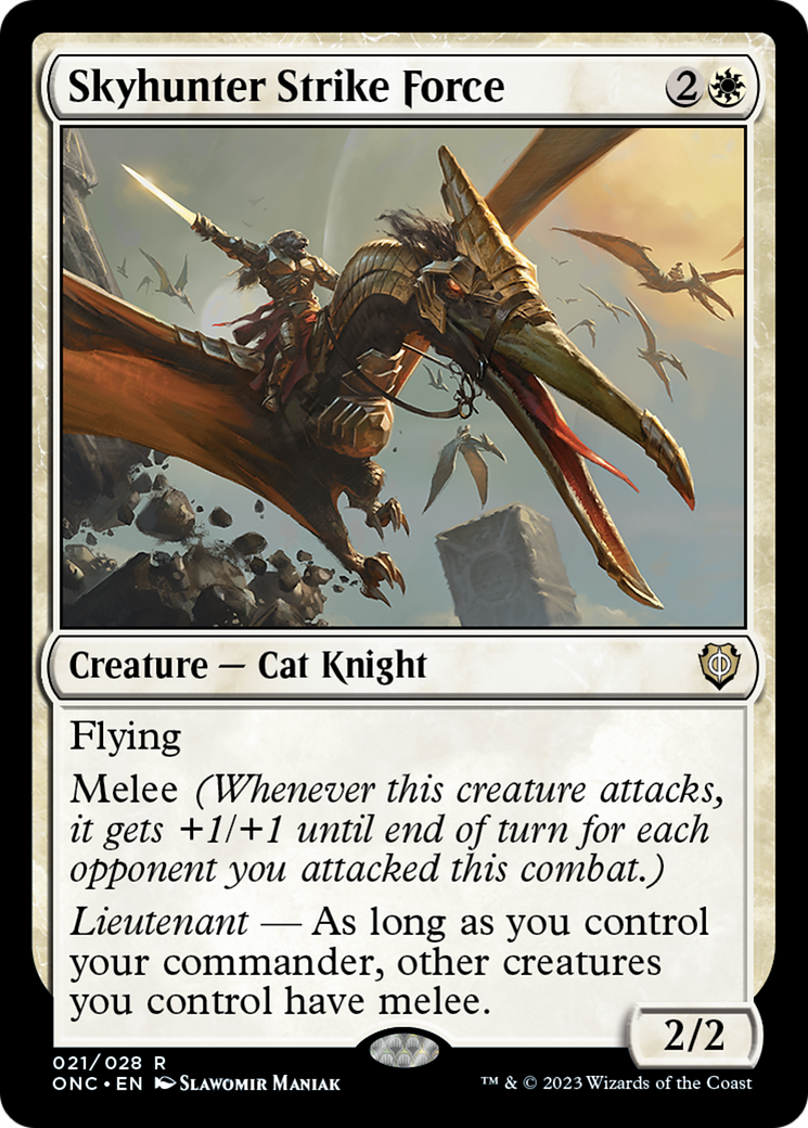Skyhunter Strike Force [Phyrexia: All Will Be One Commander] | Jomio and Rueliete's Cards and Comics