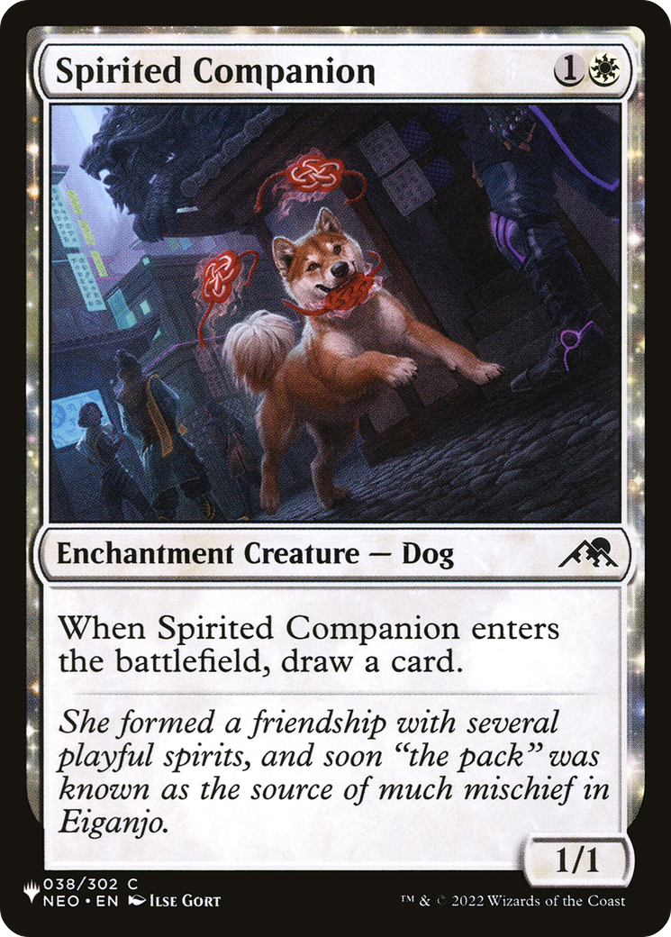 Spirited Companion [The List] | Jomio and Rueliete's Cards and Comics