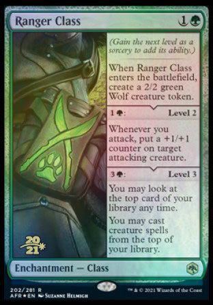 Ranger Class [Dungeons & Dragons: Adventures in the Forgotten Realms Prerelease Promos] | Jomio and Rueliete's Cards and Comics