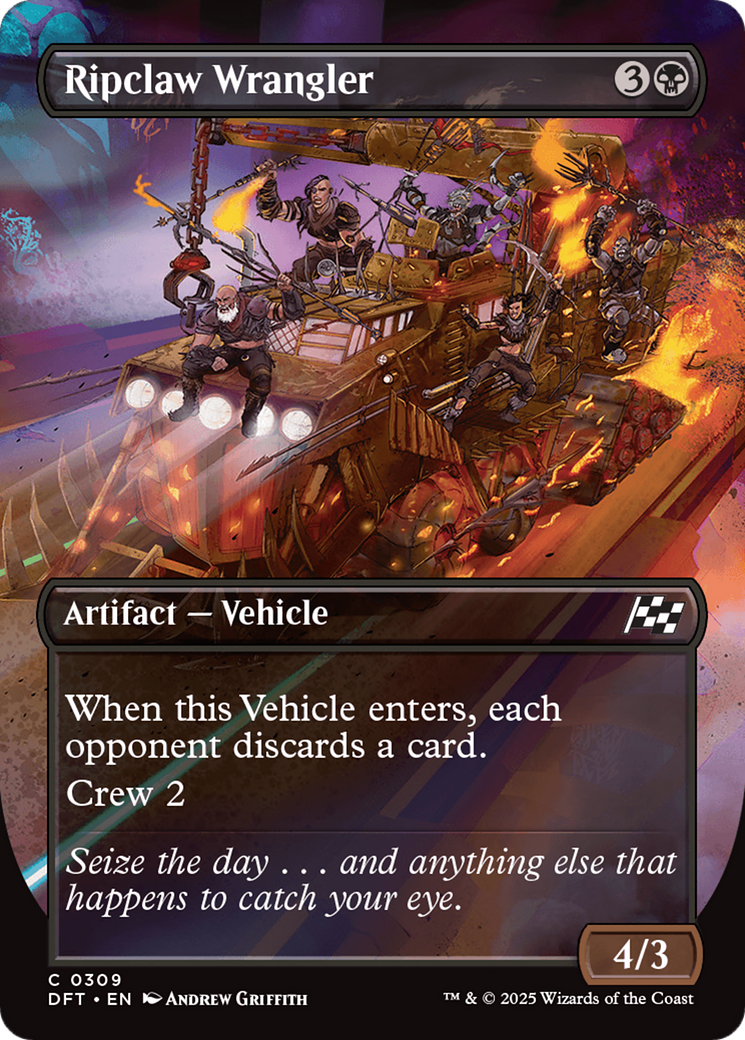 Ripclaw Wrangler (Borderless) [Aetherdrift] | Jomio and Rueliete's Cards and Comics