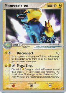 Manectric ex (101/107) (Mewtrick - Jason Klaczynski) [World Championships 2006] | Jomio and Rueliete's Cards and Comics